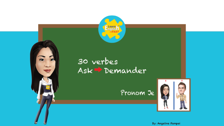 Pronoun I 30 Verbs English French Bilingual Course-01